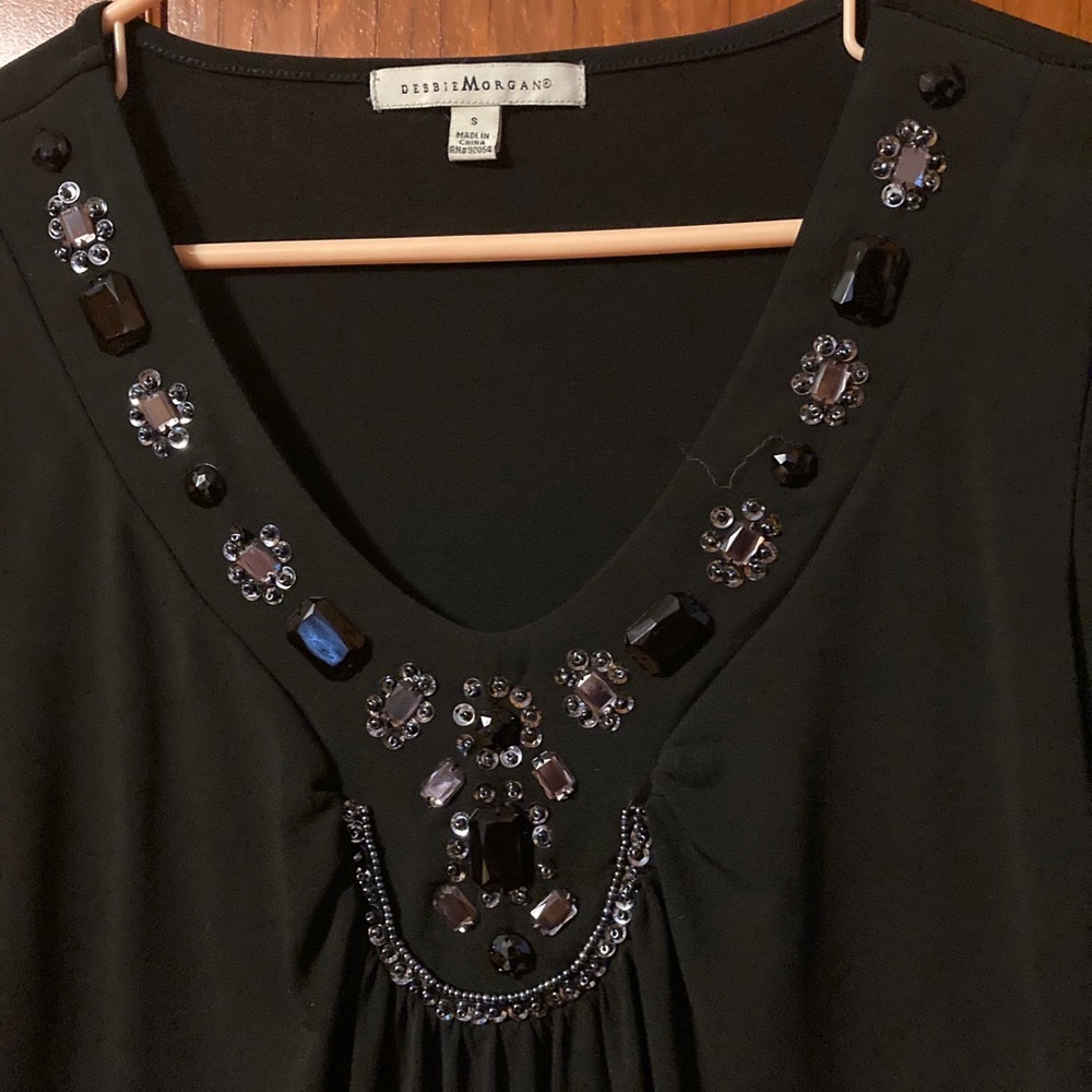 Black blouse - Picture 3 of 4